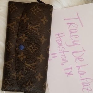 Sold!!!! Louis Vuitton Josephine wallet in blue